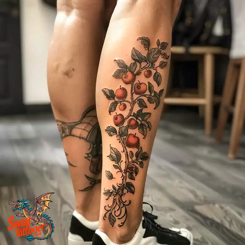 130 Apple Tree Tattoo Designs, Symbolism and Lifelong Care 81 apple tree54