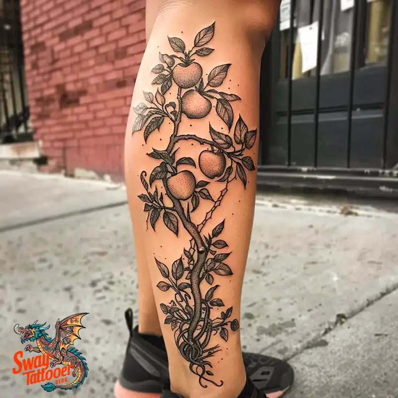 130 Apple Tree Tattoo Designs, Symbolism and Lifelong Care 80 apple tree tattoo