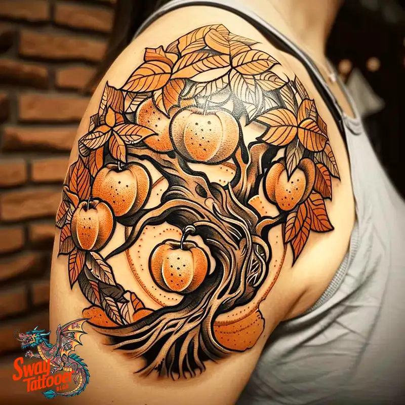 130 Apple Tree Tattoo Designs, Symbolism and Lifelong Care 75 apple tree tattoo
