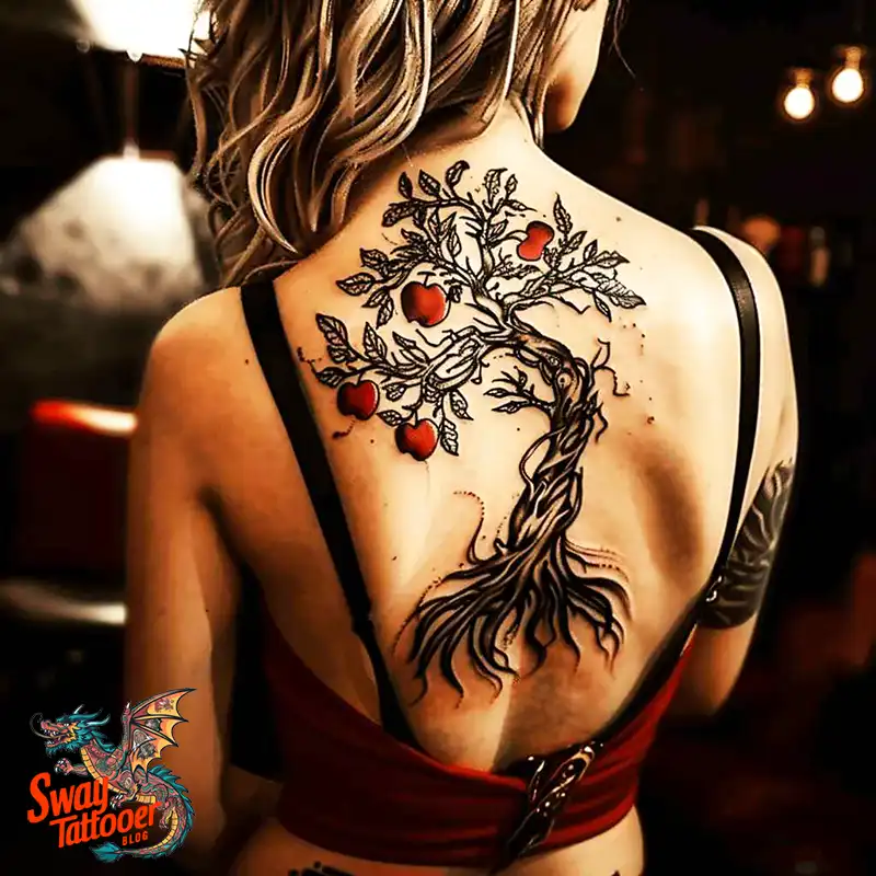 130 Apple Tree Tattoo Designs, Symbolism and Lifelong Care 49 apple tree tattoo