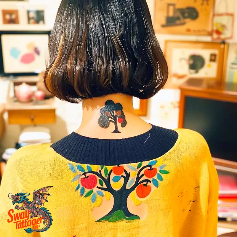 130 Apple Tree Tattoo Designs, Symbolism and Lifelong Care 52 apple tree tattoo