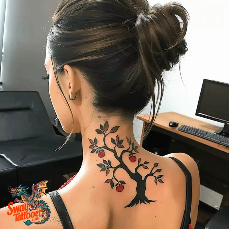 130 Apple Tree Tattoo Designs, Symbolism and Lifelong Care 48 apple tree tattoo