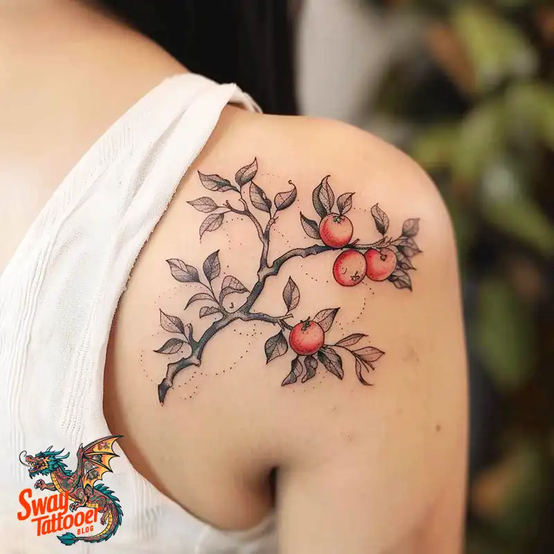 130 Apple Tree Tattoo Designs, Symbolism and Lifelong Care 121 apple tree9