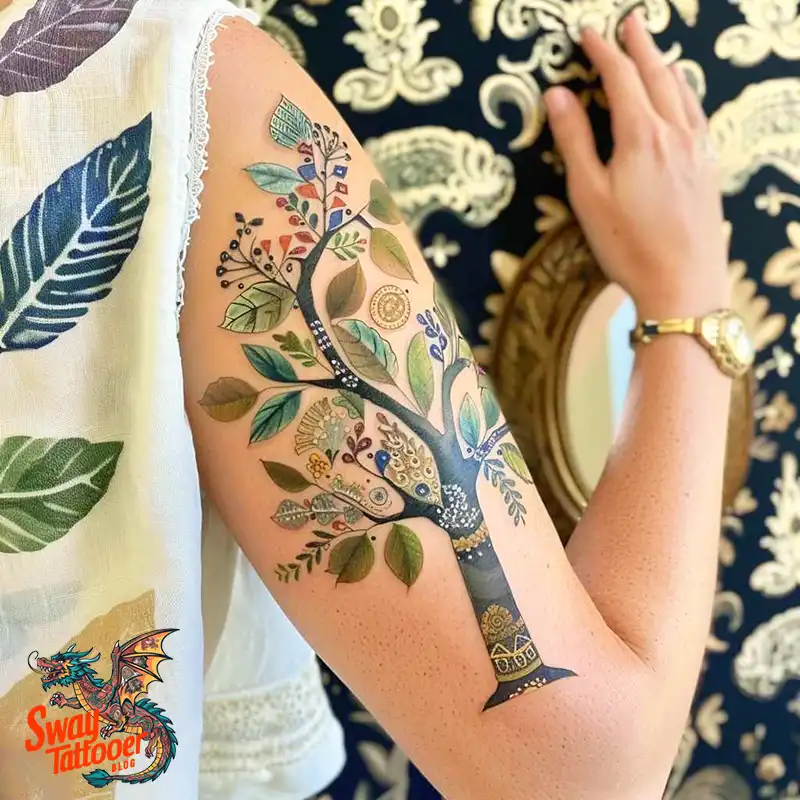 130 Apple Tree Tattoo Designs, Symbolism and Lifelong Care 45 apple tree tattoo