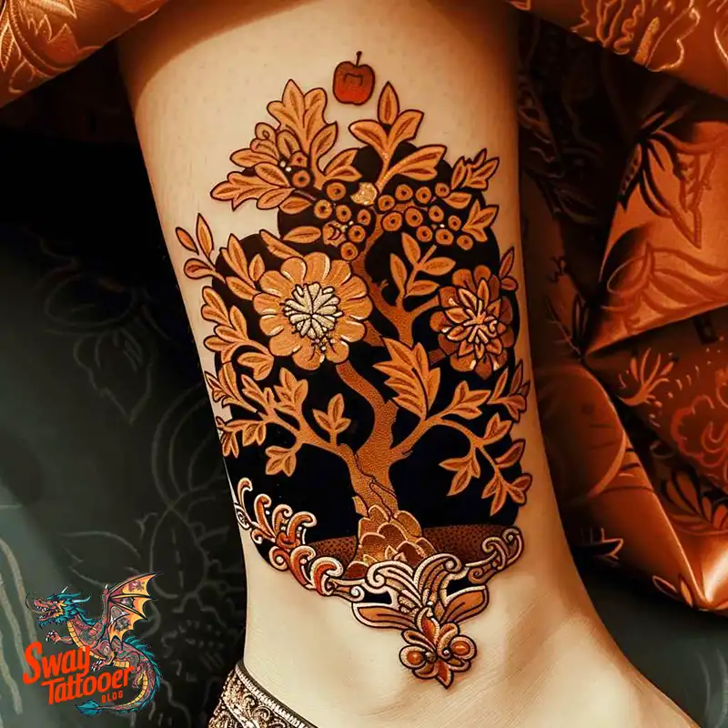 130 Apple Tree Tattoo Designs, Symbolism and Lifelong Care 37 apple tree tattoo
