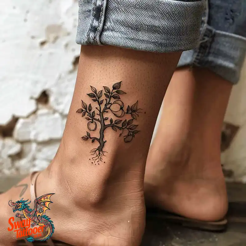 130 Apple Tree Tattoo Designs, Symbolism and Lifelong Care 40 apple tree tattoo