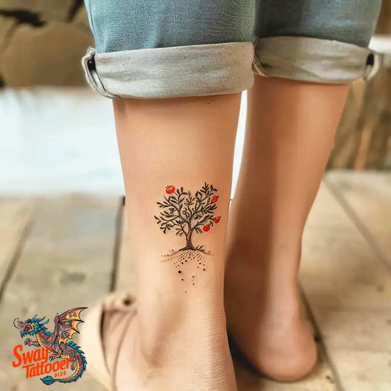 130 Apple Tree Tattoo Designs, Symbolism and Lifelong Care 42 apple tree tattoo
