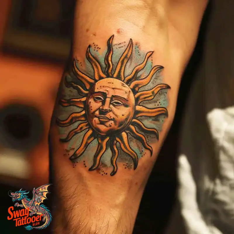 100 Argentine Sun Tattoo (Sol de Mayo) Design Ideas 88 Argentine sun tattoo