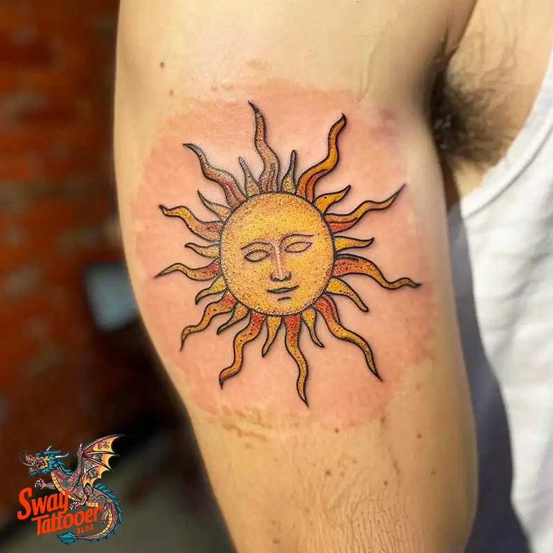 100 Argentine Sun Tattoo (Sol de Mayo) Design Ideas 89 Argentine sun tattoo