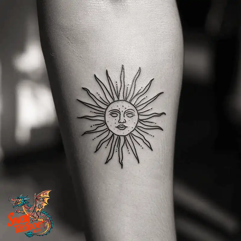 100 Argentine Sun Tattoo (Sol de Mayo) Design Ideas 90 Argentine sun tattoo