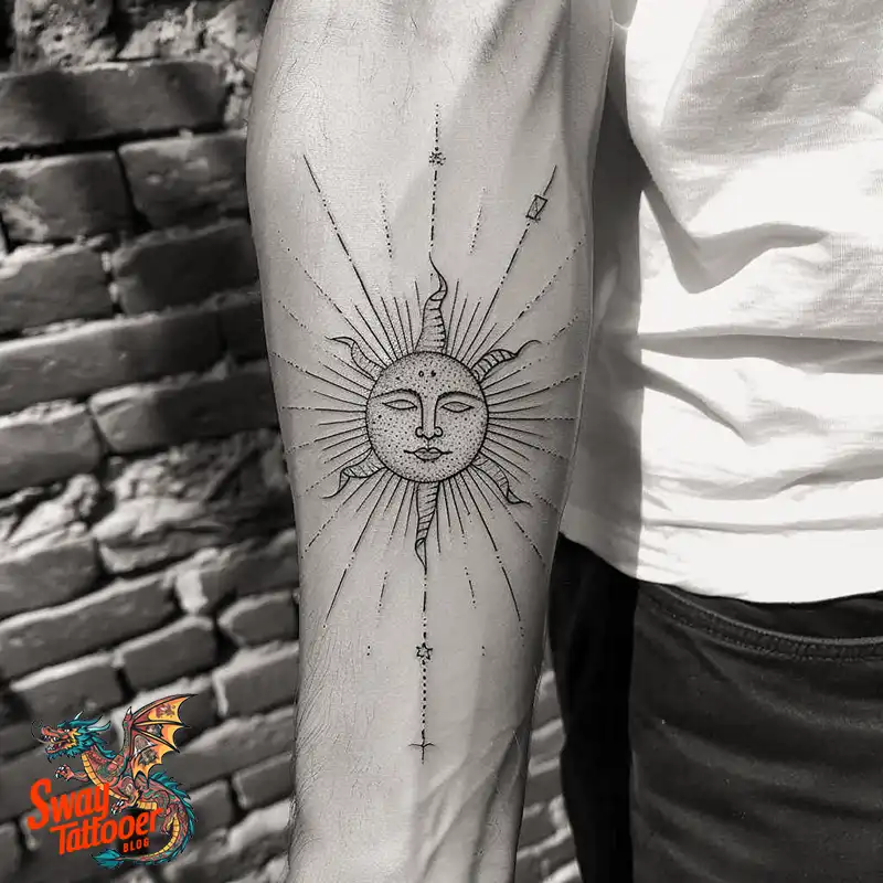 100 Argentine Sun Tattoo (Sol de Mayo) Design Ideas 83 Argentine sun tattoo