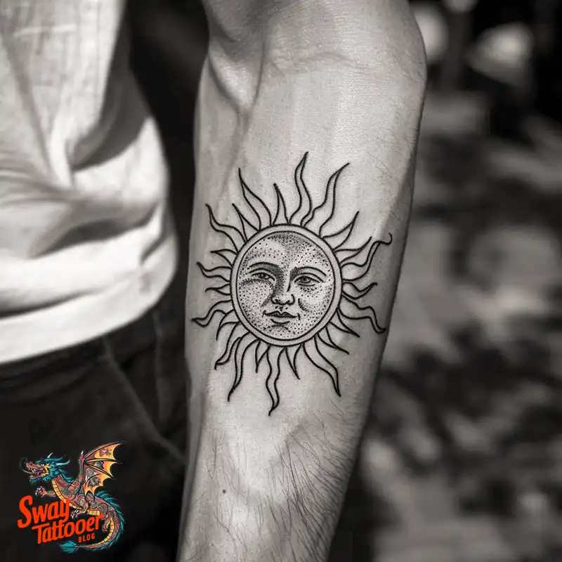 100 Argentine Sun Tattoo (Sol de Mayo) Design Ideas 82 Argentine sun tattoo