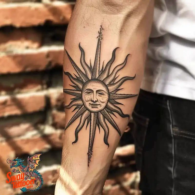 100 Argentine Sun Tattoo (Sol de Mayo) Design Ideas 81 Argentine sun tattoo