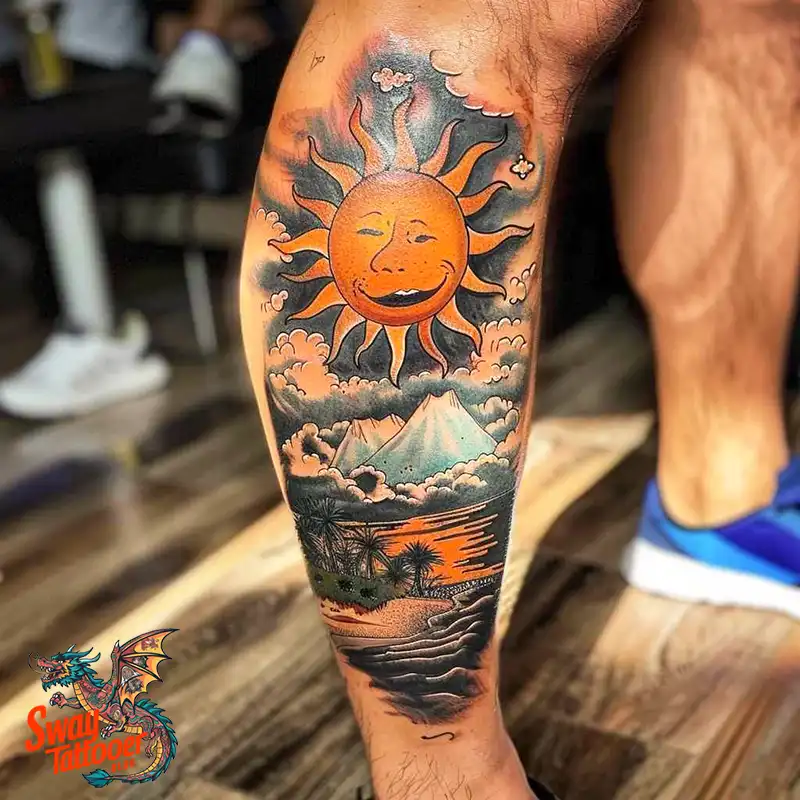 100 Argentine Sun Tattoo (Sol de Mayo) Design Ideas 95 Argentine sun tattoo