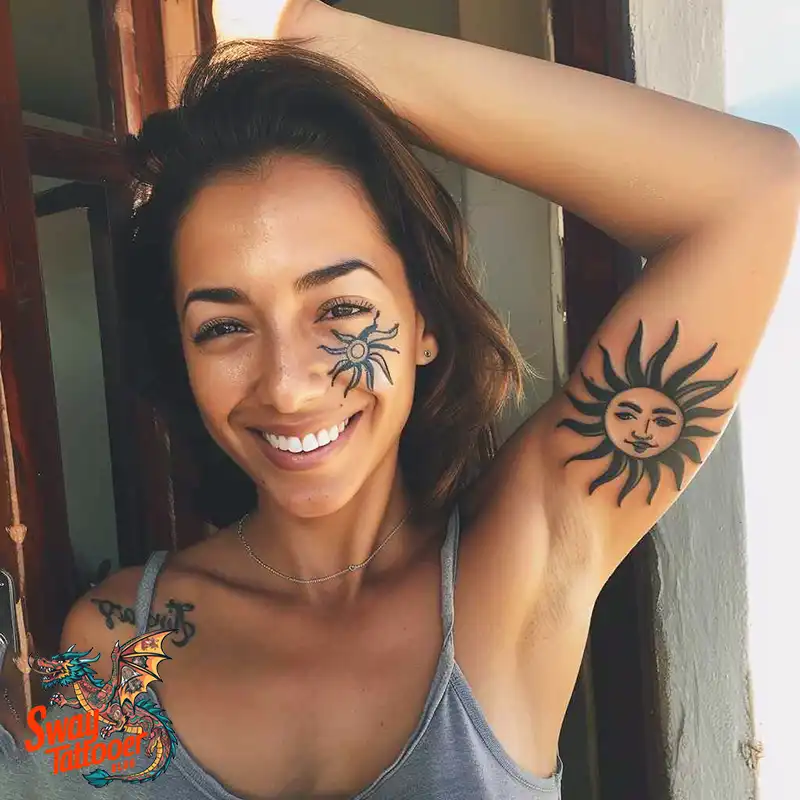 100 Argentine Sun Tattoo (Sol de Mayo) Design Ideas 63 Argentina's sun tattoo