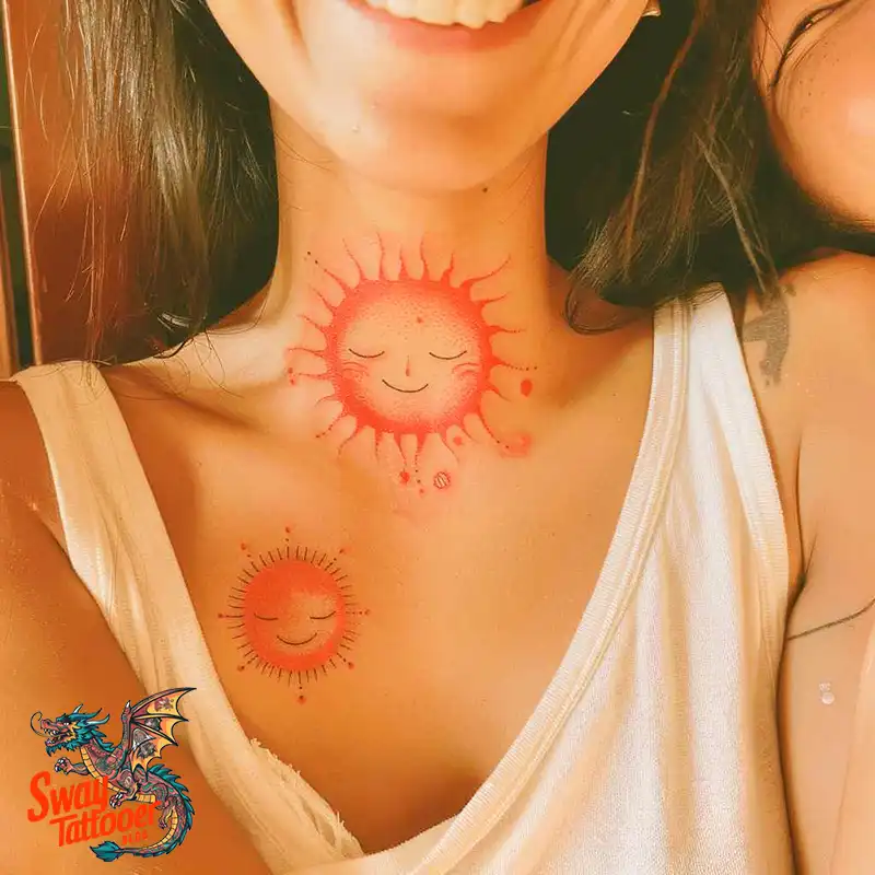 100 Argentine Sun Tattoo (Sol de Mayo) Design Ideas 44 Argentina flag's sun tattoo