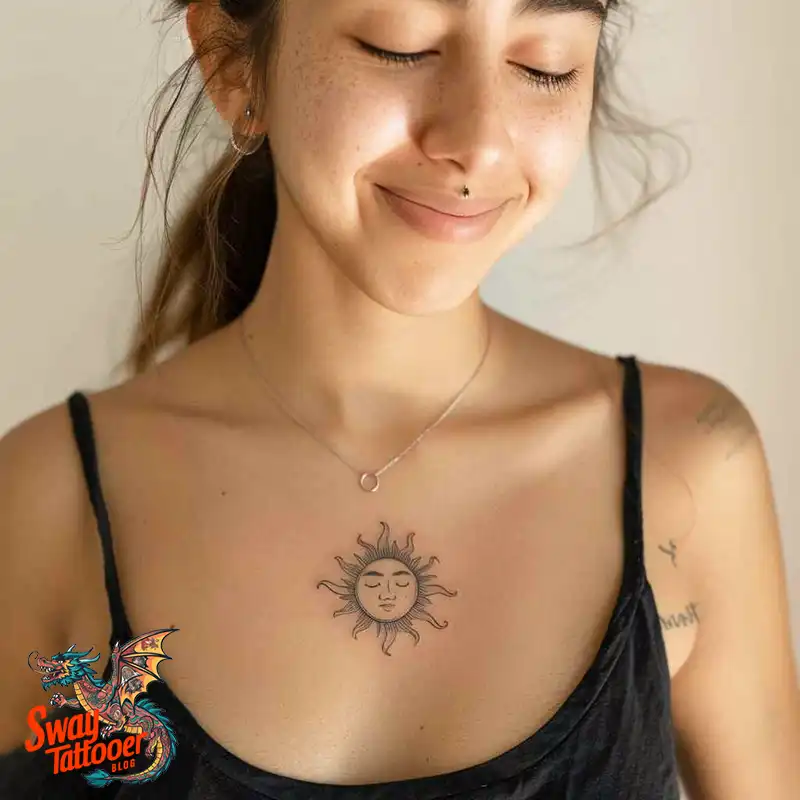 100 Argentine Sun Tattoo (Sol de Mayo) Design Ideas 39 Argentina flag's sun tattoo
