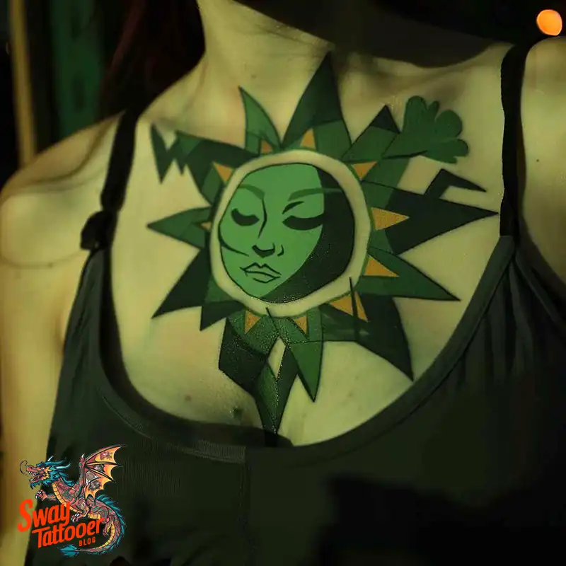 100 Argentine Sun Tattoo (Sol de Mayo) Design Ideas 28 Argentine sun tattoo