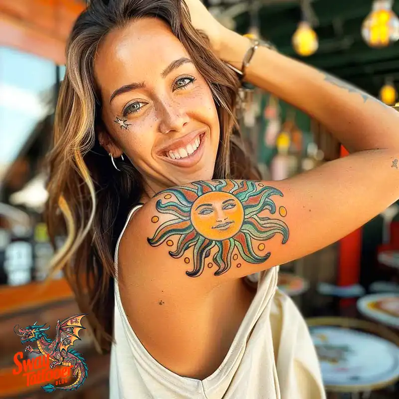 100 Argentine Sun Tattoo (Sol de Mayo) Design Ideas 30 Argentine sun tattoo