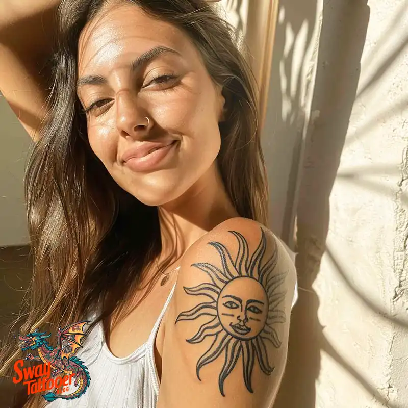 100 Argentine Sun Tattoo (Sol de Mayo) Design Ideas 24 Argentine sun tattoo