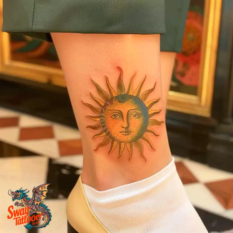 100 Argentine Sun Tattoo (Sol de Mayo) Design Ideas 22 Argentine sun tattoo