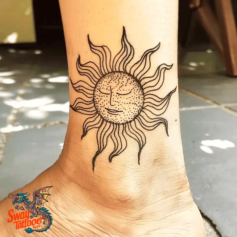 100 Argentine Sun Tattoo (Sol de Mayo) Design Ideas 21 Argentine sun tattoo