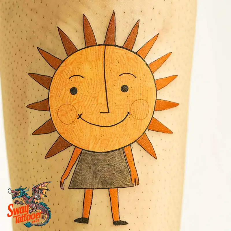 100 Argentine Sun Tattoo (Sol de Mayo) Design Ideas 17 Argentine sun tattoo