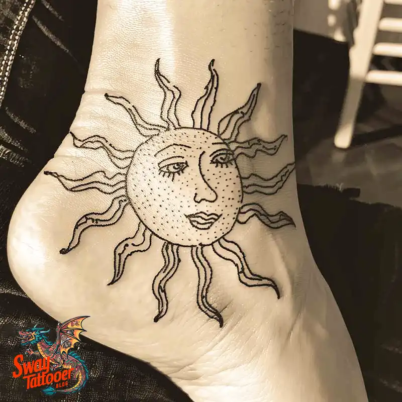 100 Argentine Sun Tattoo (Sol de Mayo) Design Ideas 18 Argentine sun tattoo