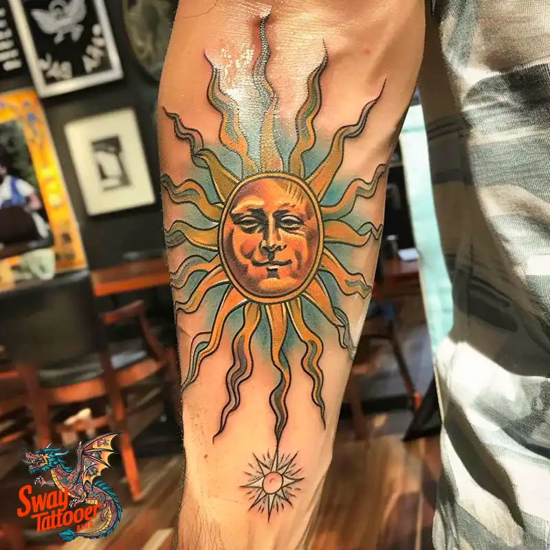 100 Argentine Sun Tattoo (Sol de Mayo) Design Ideas 86 Argentine sun tattoo