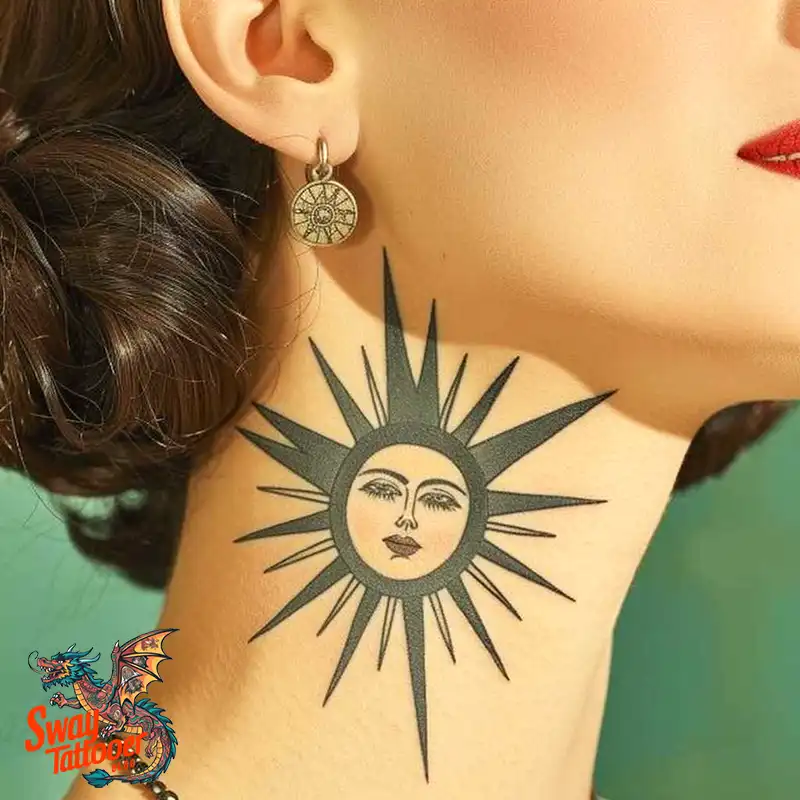 100 Argentine Sun Tattoo (Sol de Mayo) Design Ideas 7 Argentine sun tattoo