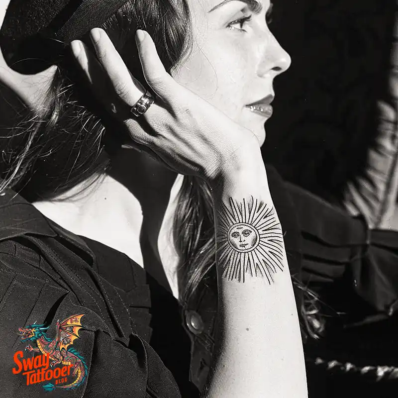 100 Argentine Sun Tattoo (Sol de Mayo) Design Ideas 3 Argentine sun tattoo