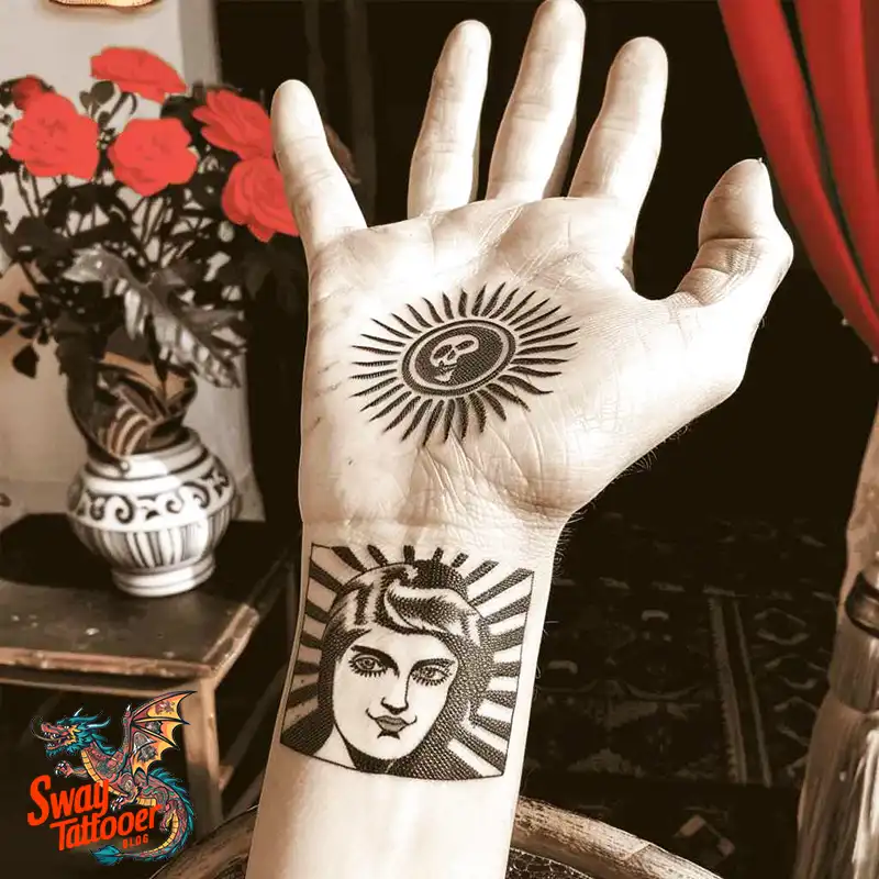 100 Argentine Sun Tattoo (Sol de Mayo) Design Ideas 1 Argentine sun tattoo