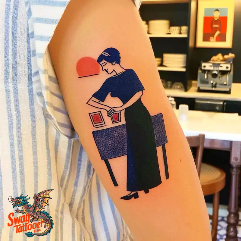 120 Bartender Tattoo Designs: Shaker Symbols, Style & Care 20 Bartender Tattoo Designs