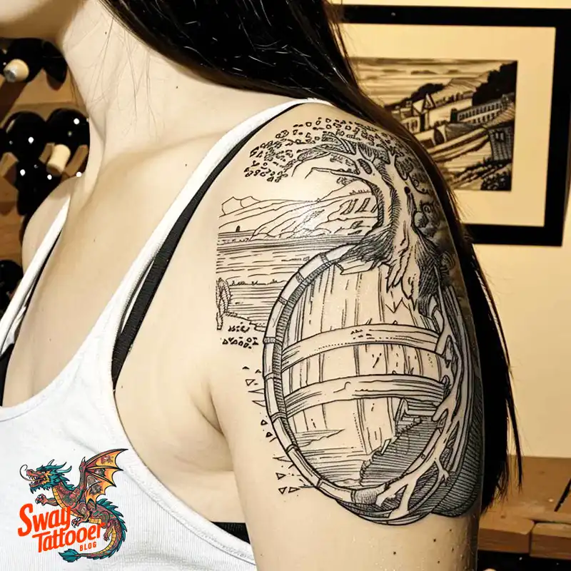 120 Bartender Tattoo Designs: Shaker Symbols, Style & Care 18 Bartender Tattoo Designs