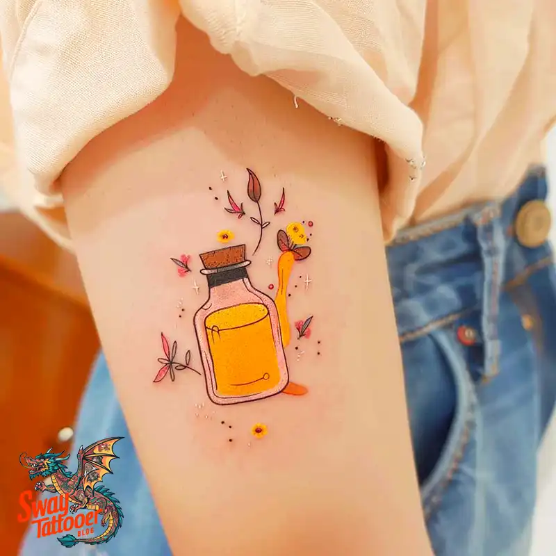 120 Bartender Tattoo Designs: Shaker Symbols, Style & Care 4 Bartender Tattoo Designs