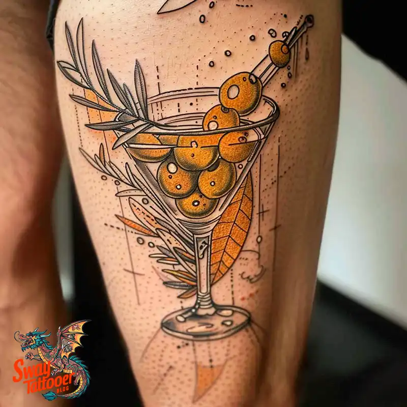 120 Bartender Tattoo Designs: Shaker Symbols, Style & Care 111 bartender13