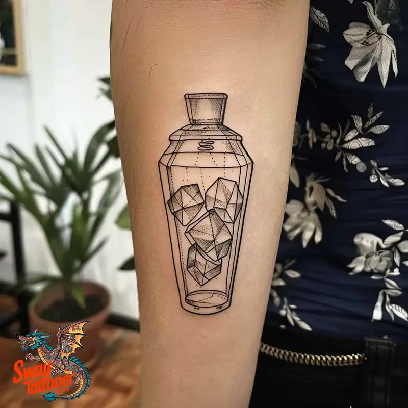 120 Bartender Tattoo Designs: Shaker Symbols, Style & Care 102 bartender22