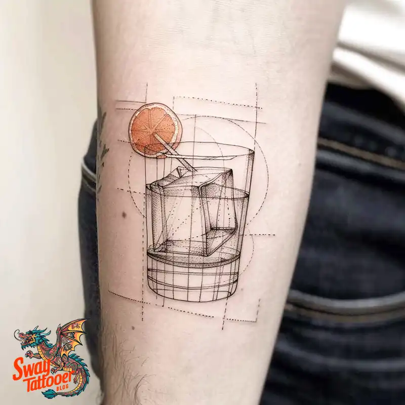 120 Bartender Tattoo Designs: Shaker Symbols, Style & Care 93 bartender31