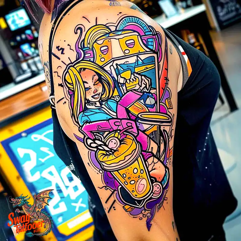 120 Bartender Tattoo Designs: Shaker Symbols, Style & Care 67 Bartender Tattoo Ideas