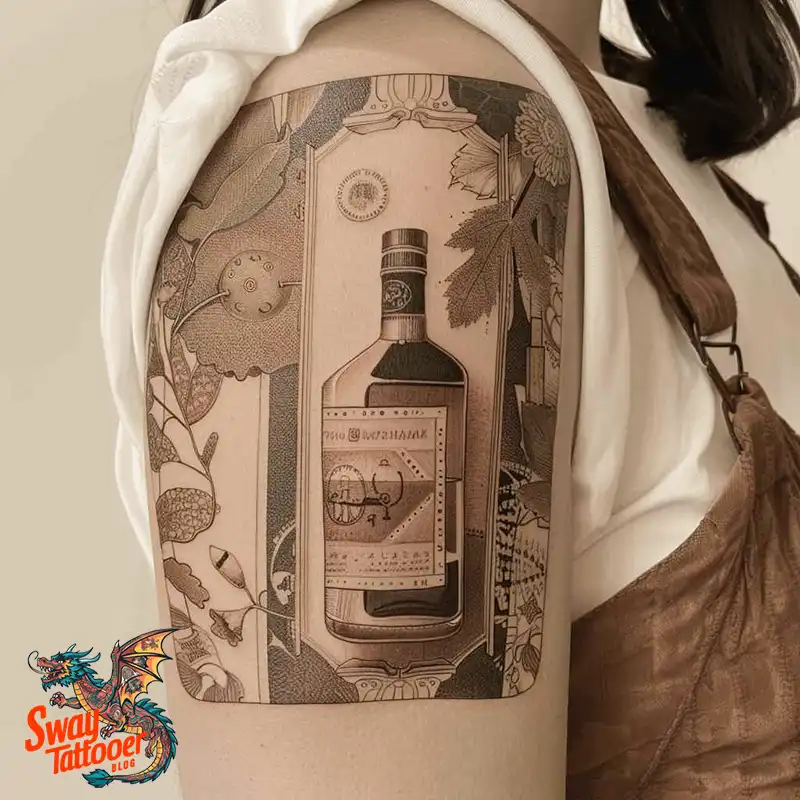 120 Bartender Tattoo Designs: Shaker Symbols, Style & Care 65 Bartender Tattoo Ideas