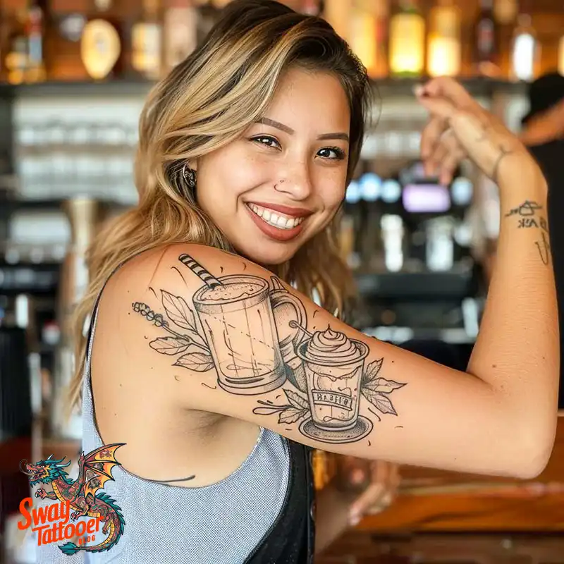 120 Bartender Tattoo Designs: Shaker Symbols, Style & Care 55 Bartender Tattoo Ideas