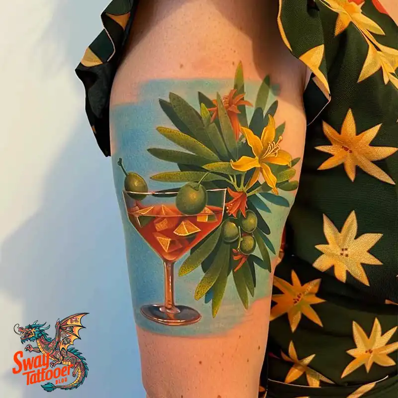 120 Bartender Tattoo Designs: Shaker Symbols, Style & Care 53 Bartender Tattoo Designs