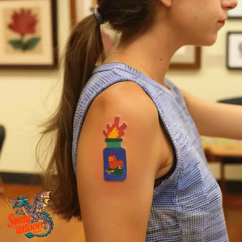 120 Bartender Tattoo Designs: Shaker Symbols, Style & Care 48 Bartender Tattoo Designs