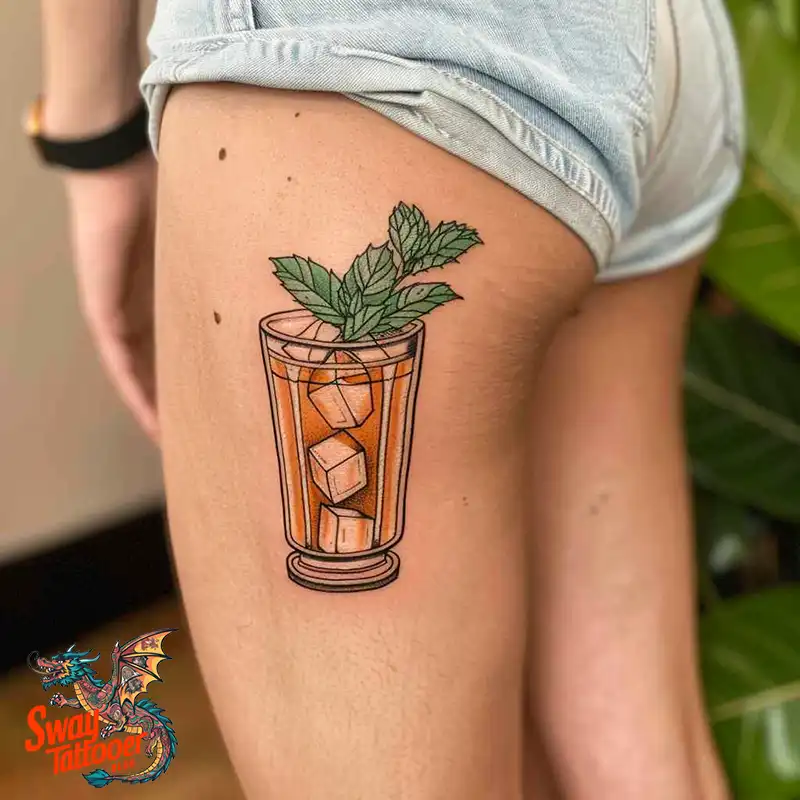 120 Bartender Tattoo Designs: Shaker Symbols, Style & Care 116 bartender8