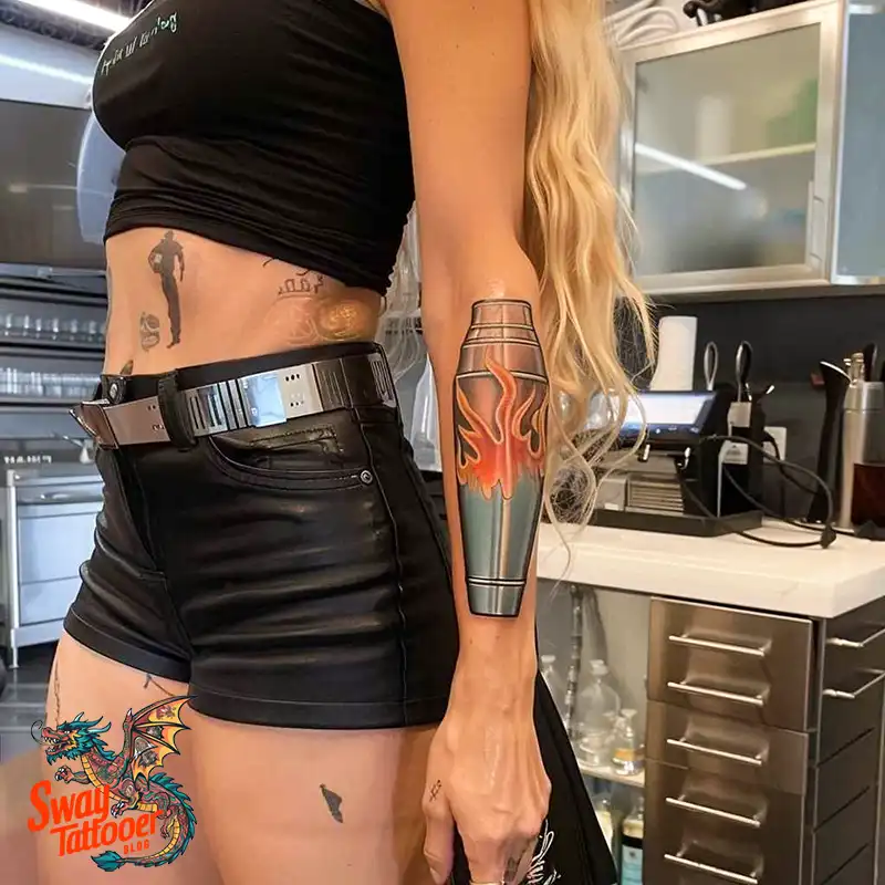 120 Bartender Tattoo Designs: Shaker Symbols, Style & Care 44 Bartender Tattoo Designs