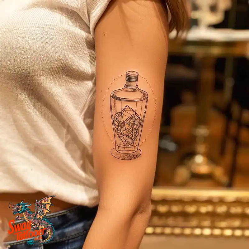 120 Bartender Tattoo Designs: Shaker Symbols, Style & Care 43 Bartender Tattoo Designs