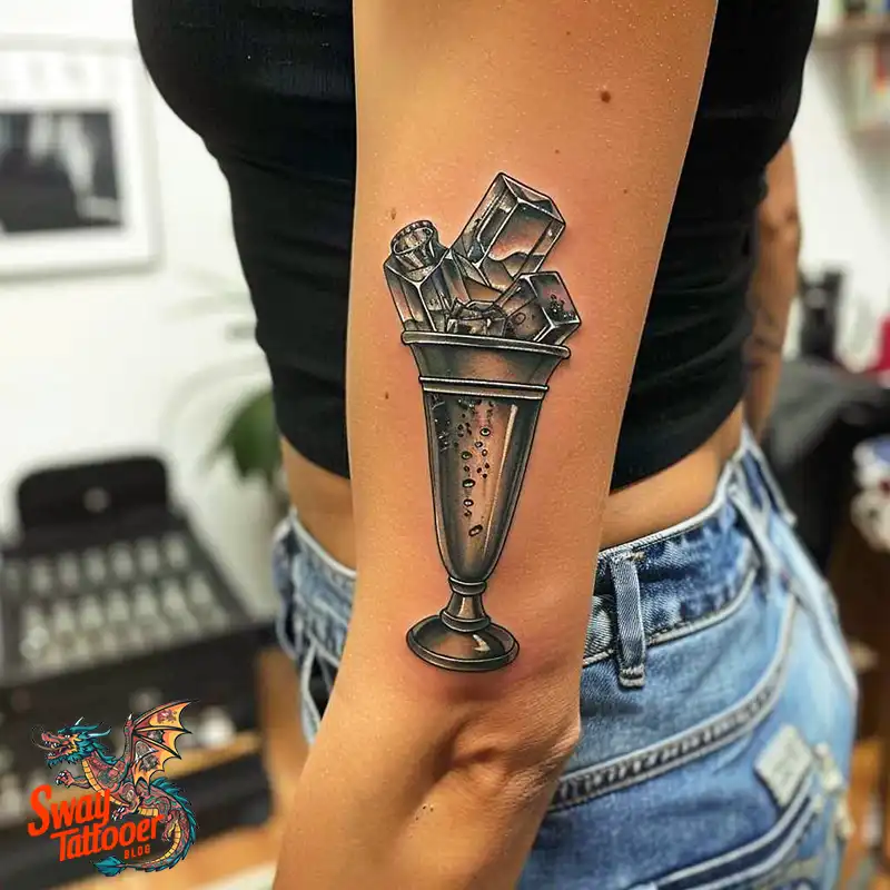 120 Bartender Tattoo Designs: Shaker Symbols, Style & Care 39 Bartender Tattoo Designs