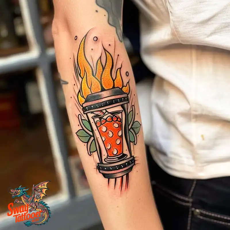 120 Bartender Tattoo Designs: Shaker Symbols, Style & Care 33 Bartender Tattoo Designs