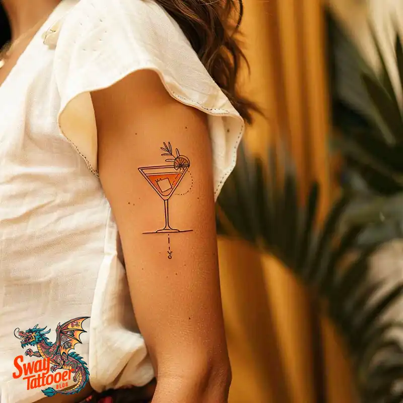 120 Bartender Tattoo Designs: Shaker Symbols, Style & Care 31 Bartender Tattoo Designs