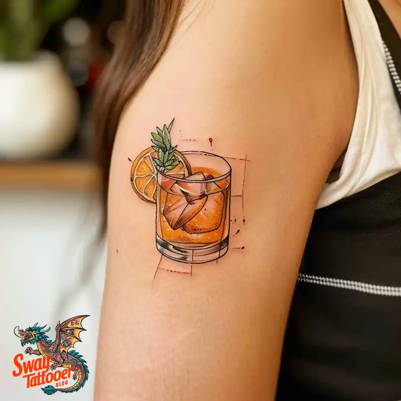 120 Bartender Tattoo Designs: Shaker Symbols, Style & Care 26 Bartender Tattoo Designs